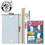 Corvus Corvus A600593 - Kids-at-Work, Mast+Segel, 1x Zubeh&ouml;r-Set zum Bau e...