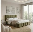 IDIMEX Polsterbett EMILIA, 140x200 cm mit Lattenrost und gepolsterter Steppung
