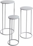 HAKU Blumentisch 3er Set Blumens&auml;ulen (Set, 3-St., 3er Set), auch f&uuml;r den