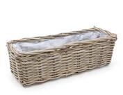 Spetebo Blumentopf Weide Pflanzkorb natur (St&uuml;ck, 1 St., Flechtkorb), Rattan