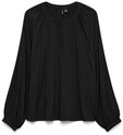 Vero Moda Langarmbluse VMBELLA LS PLACKET TOP WVN GA NOOS