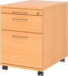 HAMMERBACHER Container Rollcontainer 58cm 1 Schub 1 H&auml;ngeregistratur Schloss