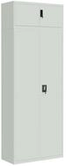 vidaXL Aktenschrank Aktenschrank Hellgrau 90x40x240 cm Stahl (1-St)