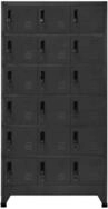 vidaXL Mehrzweckschrank Schlie&szlig;fachschrank Anthrazit 90x40x180 cm Stahl
