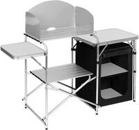 Woltu Campingtisch, faltbar tragbar inkl.Tragetasche mit Aluminiumgestell