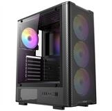 Antec PC-Geh&auml;use VX-310 ARGB ATX, Micro-ATX, ITX Mid Tower Gaming PC Geh&auml;use