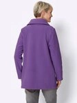 Sieh an! Fleecejacke Long-Fleecejacke Langarm