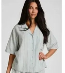 Hunkem&ouml;ller Pyjama Jacke Leinen