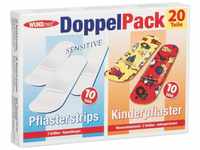 Wundmed Wundpflaster WUNDmed® Doppelpack 20-teilig Pflasterstrips +...