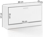 FINEBUY Schuhbank SuVa11682_1 Schuhkipper Holz Flurbank Schuhschrank Sitzbank...