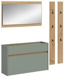 xonox.home Garderoben-Set Garderoben-Set Drive 3, Salbei / Artisan Oak,...