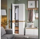 SoBuy Kleiderschrank KSB01, Kleiderschrank mit 2 T&uuml;ren, Mehrzweckschrank, Flur