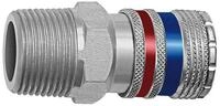 RIEGLER Verteiler Riegler Sicherheitskupplung NW 10, Stahl/Messing verzinkt, R...