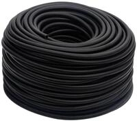vidaXL Schlauchbox Hybrid-Luftschlauch Schwarz 0,6" 20 m Gummi und PVC, (1-tlg)