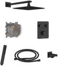 CHRIS BERGEN Duschsystem Aquatronic Unterputz Duschsystem, in Chrom und Schwarz...