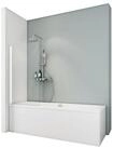 Schulte Badewannenfaltwand Duschwand f&uuml;r Badewanne, Klar Hell, Glas, (1 tlg),...