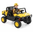 Hecht Elektro-Kinderauto CAT UTV lizensiertes Akku Kinder E-Auto, bis 7 km/h,...