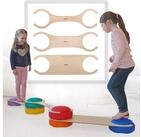 pedalo&reg; Balancetrainer Balanciersteg-Set Stapelbaustein, Balancieren und
