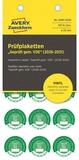 Avery Zweckform Etiketten Pr&uuml;fplaketten Gepr&uuml;ft gem&auml;&szlig; VDE 2026-2031 Vinyl...