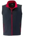James & Nicholson Funktionsweste Herren Promo Softshell Vest / Wasserabweisend,