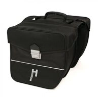 Haberland Fahrradtasche Haberland Doppeltasche E-Bike L schwarz - ger&auml;umige