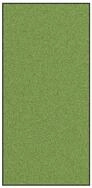 vidaXL Fu&szlig;matte Fu&szlig;matte Gr&uuml;n und Schwarz 120 x 250 cm Polyamid und PVC,