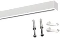 Deco-Raum Gardinenschiene Innenlauf Square eckig flach, 1-l&auml;ufig,...