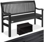 KESSER Gartenbank, Gartenbank Holz Holzbank wetterfest Parkbank Massivholz