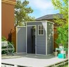 Outsunny Ger&auml;tehaus Gartenschuppen aus Kunststoff, BxT: 151x92 cm,...