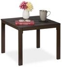 relaxdays Gartentisch Beistelltisch Balkon, braun