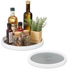relaxdays Gew&uuml;rzkarussell Drehteller 2er Set