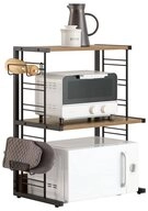 SoBuy K&uuml;chenregal KCR08, Gew&uuml;rzhalter f&uuml;r Mikrowelle B&auml;ckerregal,...