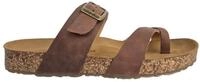 Haflinger Juno braun country Pantolette
