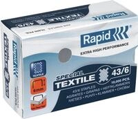 Rapid Heftklammer Textilheftklammern 43/8 Super Strong VE=10.000 St&uuml;ck