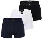 Emporio Armani Boxer Herren Boxershort 3er Pack Baumwolle (Packung, 3er Pack)