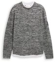 TOM TAILOR Denim Strickpullover structured double layer crew n