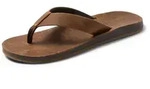 Reef Zehensandalen Ojai Classic (Ledersandale) dunkelbraun Herren Badeschuh