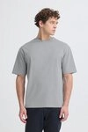 Indicode Rundhalsshirt IDValmon Lockeres T-Shirt mit Backprint - Oversized Fit
