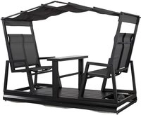 Sojag Hollywoodschaukel Carleton, 1 tlg., 100KG Traglast pro Sitz, Kratz- &