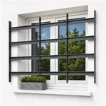 Mucola Fenster Sicherheitsgitter Balkongel&auml;nder Fensterschutz Stahl Gel&auml;nder