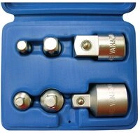 Kunzer Montagewerkzeug Kunzer 7AAS06 Antriebs-Adapter-Satz, 6-teilig, B: 10.00...