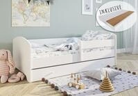 Kids Collective Kinderbett 70x140 / 80x160 cm Komplettset mit Matratze &...