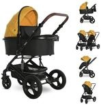 Lorelli Kombi-Kinderwagen Kombikinderwagen Boston 2 in 1, Sportsitz Babywanne