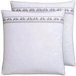 OTTO home Federkopfkissen Forsakar, Kopfkissen in 40x80 cm, 80xc80 cm, 2-tlg.,