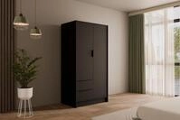ALTDECOR Dreht&uuml;renschrank KOLIN (Kleiderschrank Garderobenschrank mit viel...