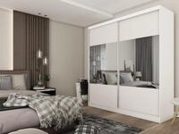 ALTDECOR Schiebet&uuml;renschrank CELI (Kleiderschrank Garderobenschrank mit viel