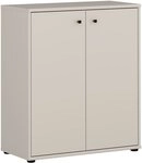 FORTE Kommode Tempra, Kommode, 2 gro&szlig;e T&uuml;ren, H&ouml;he 85,5 cm, Breite 73,7 cm