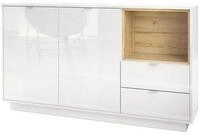 Vladon Sideboard Metro (Kommode, mit 2 T&uuml;ren, 2 Schubladen und 1 offenem Fach),