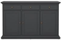 Tvilum Sideboard Venedig Sideboard 3 T&uuml;ren und 3 Schubladen matt gr