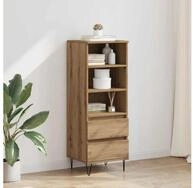 vidaXL Highboard, Highboard Artisan-Eiche 40 x 36 x 110 cm Holzwerkstoff